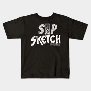 FanboysInc's Sip and Sketch Tee Kids T-Shirt